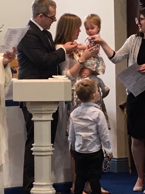 Amelia McCallum's baptism