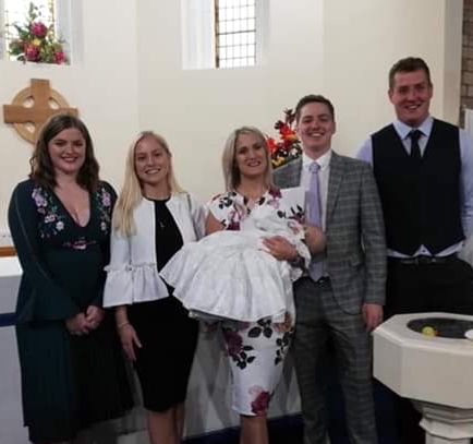 Lily May Skeel's baptism